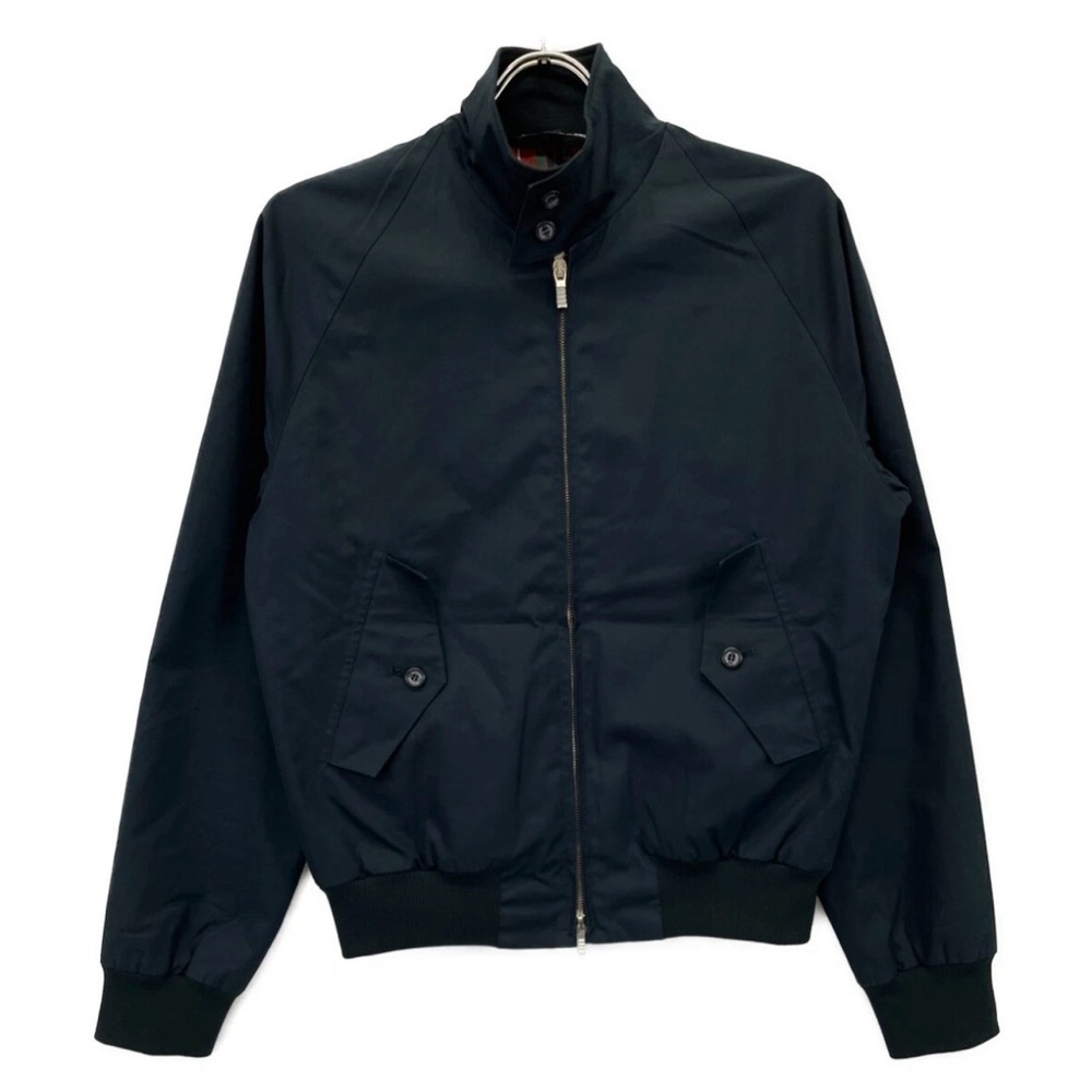 BARACUTA Dark Navy G9 Zip-Up Harrington Jacket 38